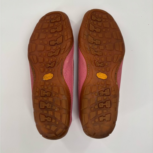 L.L. Bean Pink Leather Loafer Driving Moccasins US 9 - Picture 5 of 10